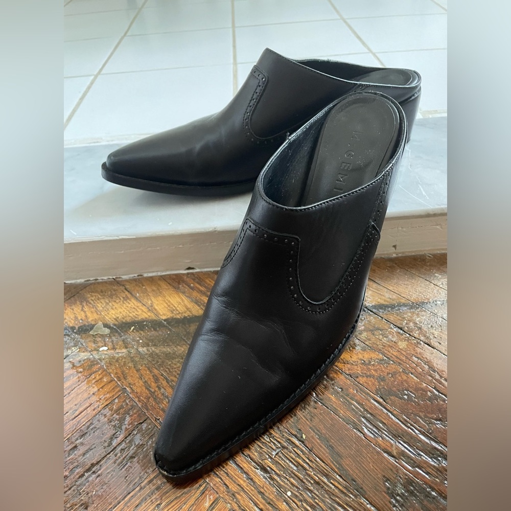 M. Gemi Leather Mules / size 8